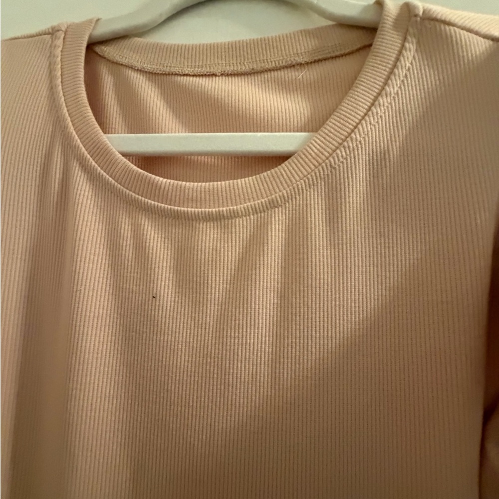 Pink Ruffle Sleeve Dress - Picture 2 of 3